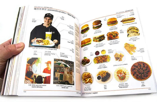 DK Korean English Bilingual Visual Dictionary Bilingual Contrastive Graphical Dictionary Book DIFUYA SS69