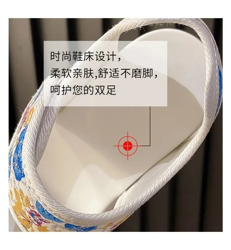 Platform Sandals Female 2024 Summer Fashion Peep-toe Shoes Character With High Heel Muffin Daddy Leisure Sports Sandals Female - SS69