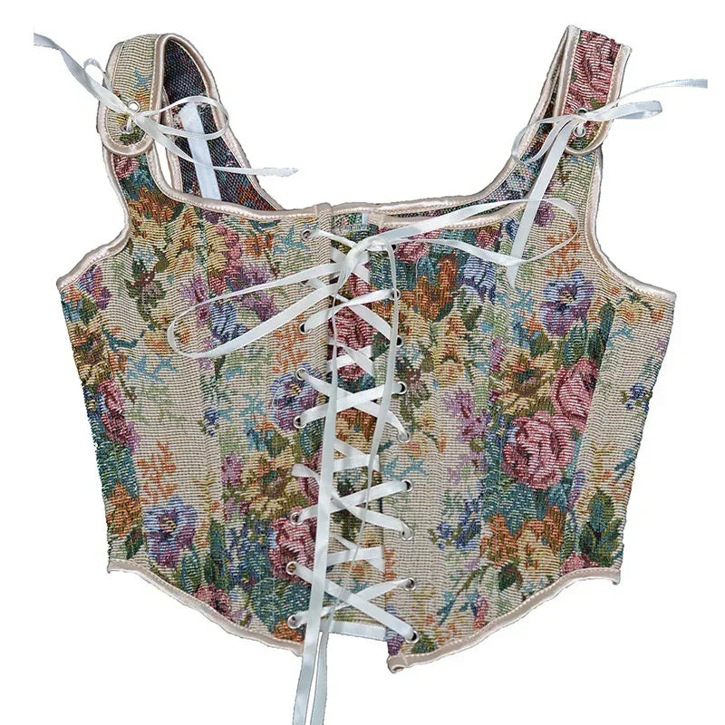 Lolita Corset Camisole Y2K Underbust Body Shaper Polyester Blend