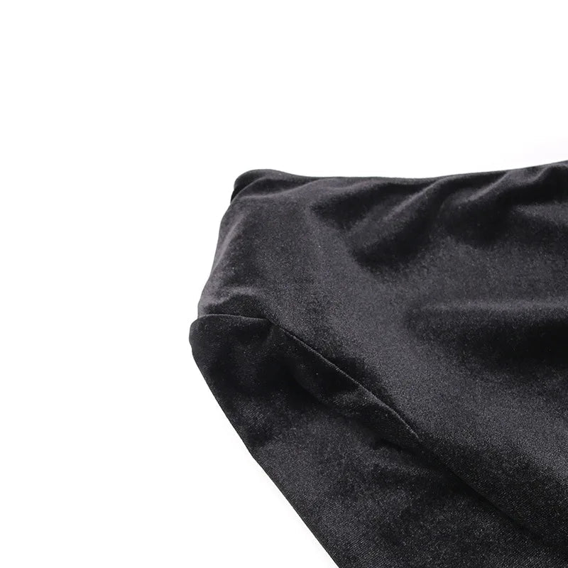 2025 New Plus Size 9XL 8XL 7XL One Shoulder Velvet Lace Up Party Bodycon Women Dresses Vestidos XXXXXL SS69