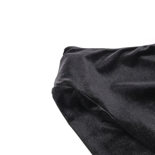 2025 New Plus Size 9XL 8XL 7XL One Shoulder Velvet Lace Up Party Bodycon Women Dresses Vestidos XXXXXL SS69