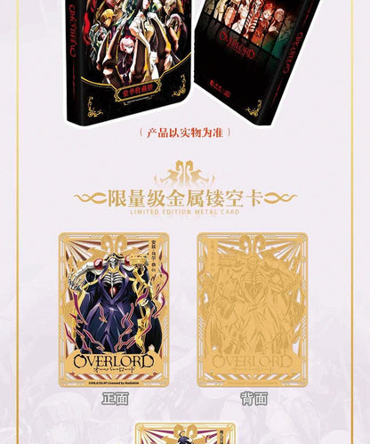 New Japanese OVERLORD Bleach Collection Card Tcg Card Anime Characters Game Card Cosplay Board Game Collection Cards Toys Gift SS69