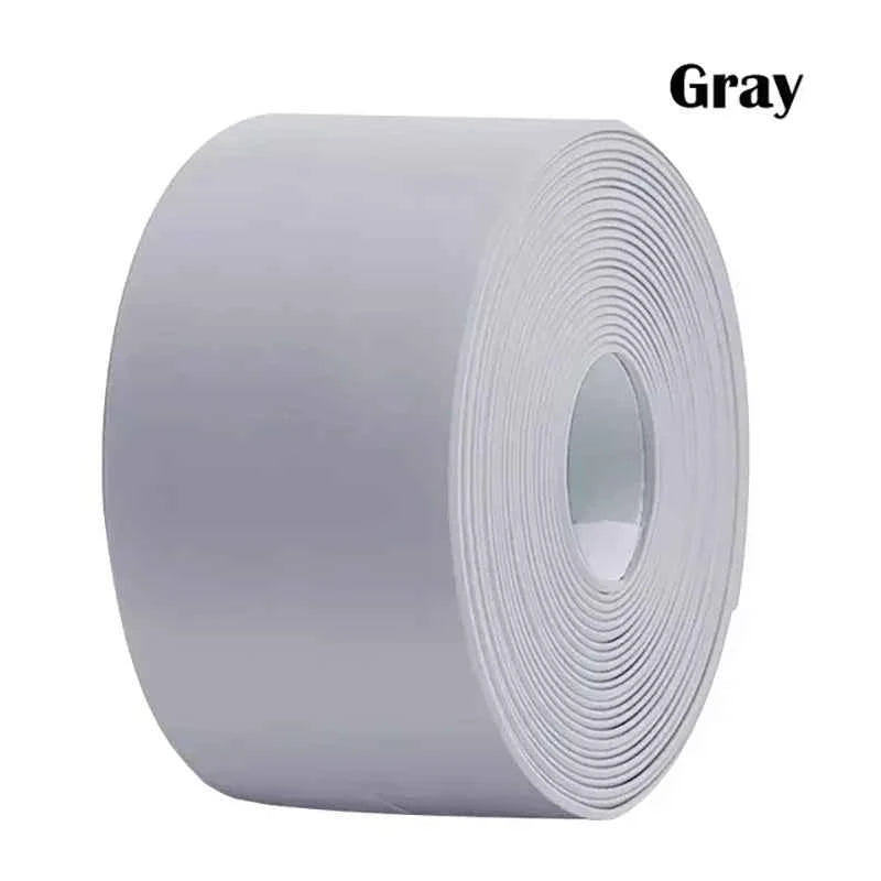 PVC Sealing Tape For Bathroom Bath Toilet Kitchen Caulk Strip Tape Self Adhesive Waterproof Wall Sticker Mold Proof Tapes