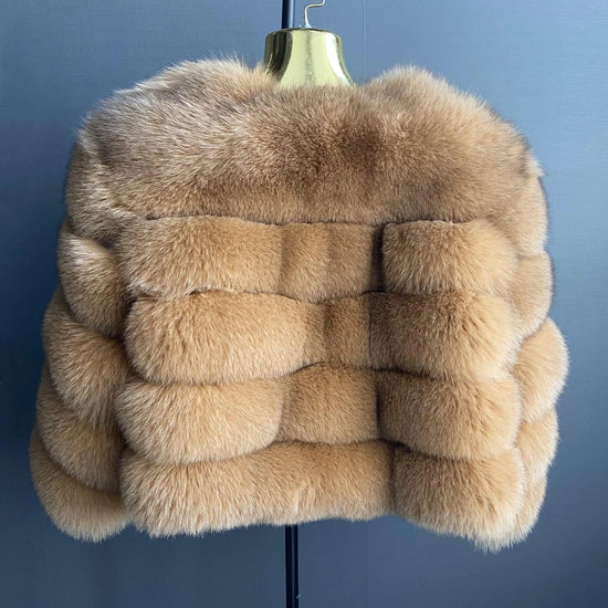 Winter Women's Cold Coat Top Fox Jackets For Women clothing Natural Real fox Fur Jacket Coats For Women Fur Jacket In Promotion