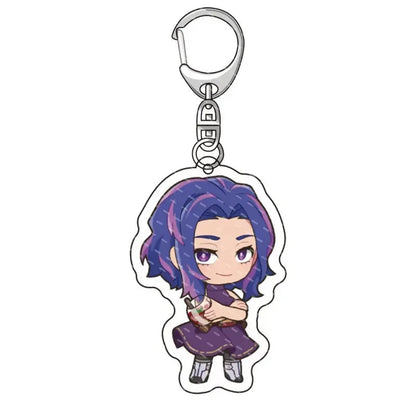 Fashion Anime College Keychain Cartoon Character Double Sided Acrylic Key Chain Fans Collection Jewlry Gift SS69 6.69 13