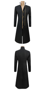 JoJo's Bizarre Adventure Jotaro Kujo Cosplay Costume Black Coat Jacket Halloween Party Outfits