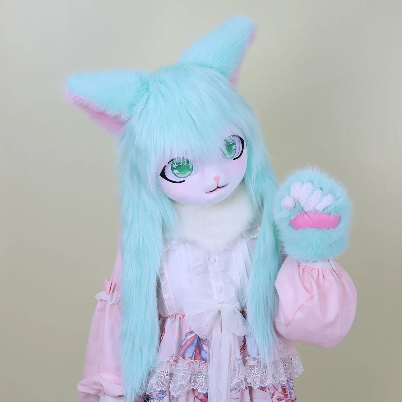 Furry Kigurumi Animal Cosplay Mask - Polyester Costume Head