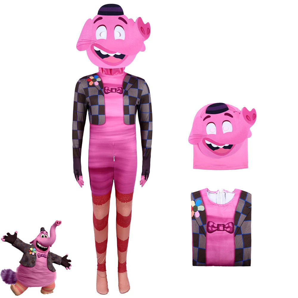 Inside Out Joy Cosplay Jumpsuit for Halloween & Conventions