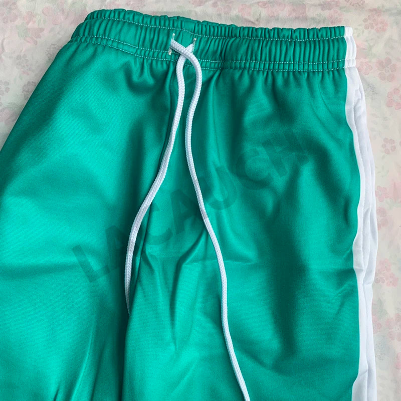 Calamari Games Player Cosplay Costume Korea Disguise Men Suit for Team Blue Sports Sweatshirt Halloween Carnival Party Costume SS69