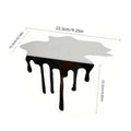 Minimalism Stainless Steel Flowing Water Droplet Decoration Reflective Surface Artwork Desktop Decoration Home Decoration