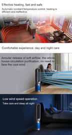 42 Inch Cooling And Heating Fan Adjustable Thermostat Control Energy Saving eco Mode Low Noise Bedroom Fan Remote Control