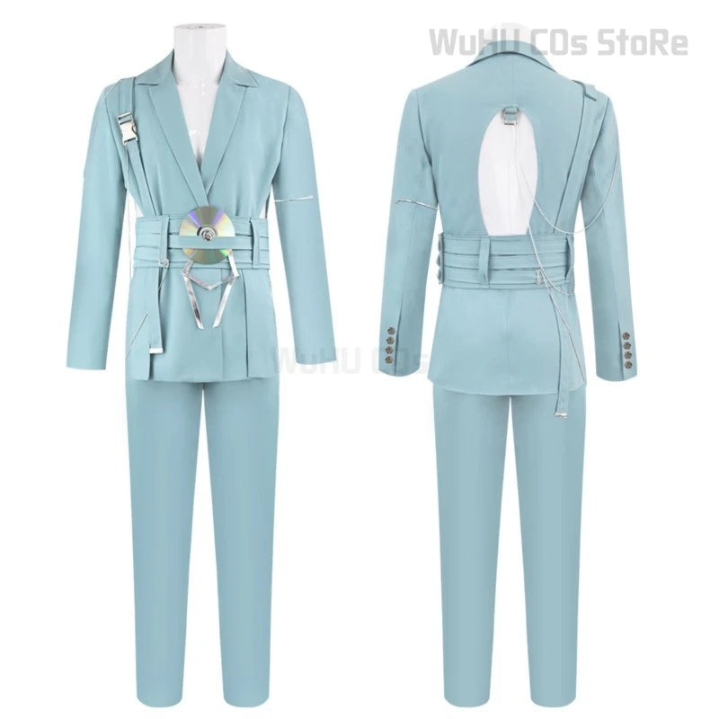 WICCON ALIEN STAGE Luka Cosplay Costume Set with Waist Cutout Blazer