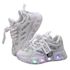 MINISO Kids LED Light Up Casual Sneakers - Toddler Rubber Sole