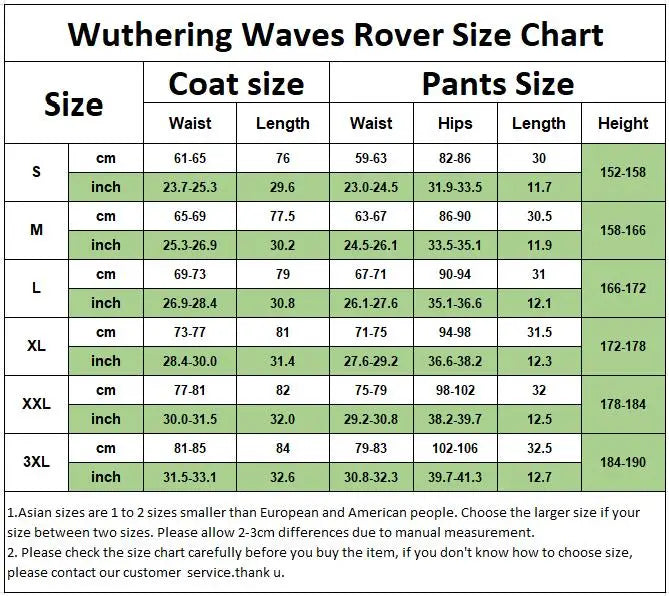 Wuthering Waves Rover Cosplay Costume Wig Female Uniform Earrings Bag Main Character Resonator Halloween Party for Women SS69