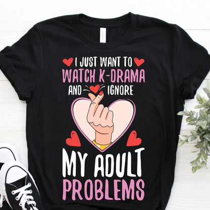 K Drama Kdrama Korean Tv Show Fans Cute Funny T Shirt Pop Kpop South Korea Lover Girls Boys Daughter Granddaughter SS69