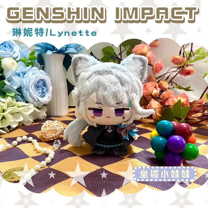 Alice Genshin Impact Plush Doll Sandrone Columbina Yae Miko Arlecchino Nicole Lohen Linnea Game Cosplay Stuffed Toy Illuga Gift