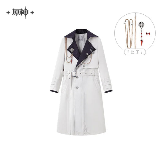 Genshin Impact Tartaglia Cosplay Windbreaker Unisex Polyester Jacket