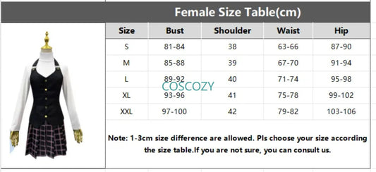 Game Cosplay Costume Queen Makoto Niijima Cosplay Costume Woman School Uniform Christmas Carnival Party Dress Wig Costumes SS69