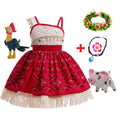 Disney Moana Costume Dress for Girls - Satin Mesh Ocean Adventure