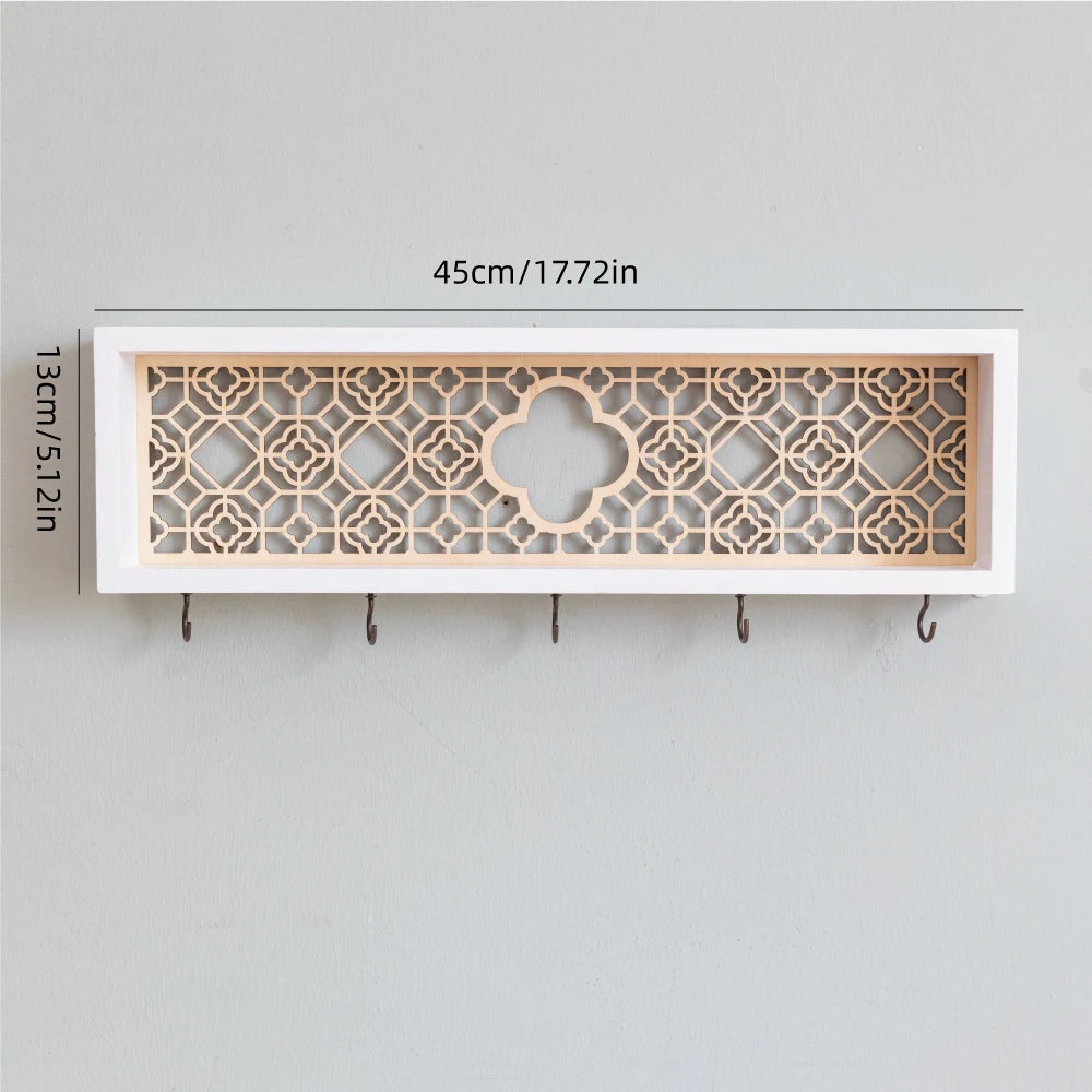 Fairytale Town Wooden Wall Hook Rack for Keys