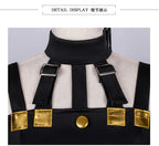 New JOJO Bizarre Adventure Golden Wind Narancia Ghirga Cosplay Costume Black Tops Apron Man Woman Christmas Suit Fan Gifts