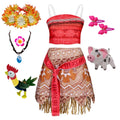 Disney Moana Princess Dress for Girls - Cosplay Costume