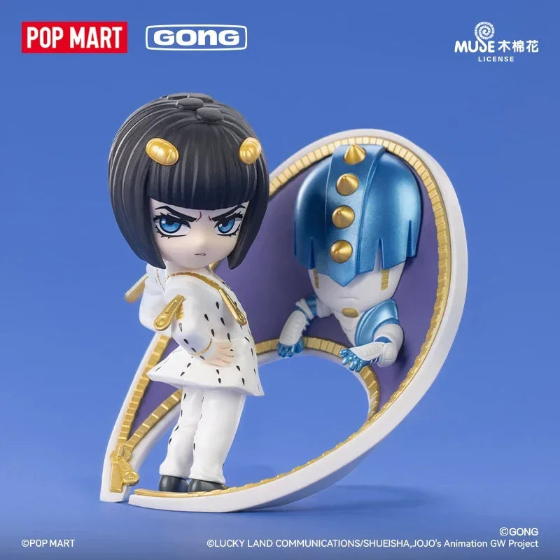 POP MART GONG JOJO's Bizarre Adventure Golden Wind Series Blind Box Mystery Box Toys Ornaments Figurines Desktop Model Dolls