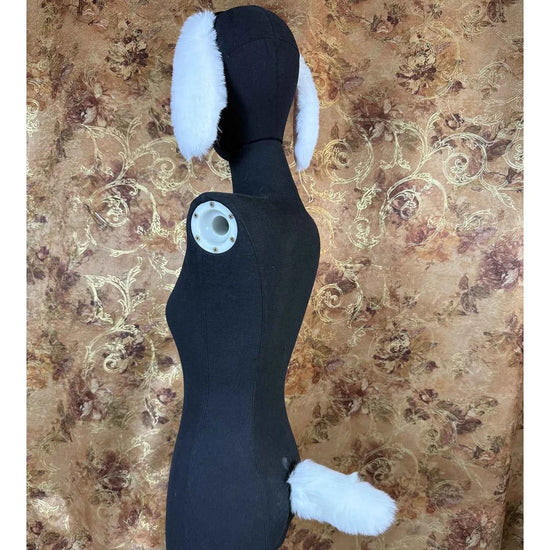 A Movable Rabbit Tail That Combines Voice Control, Swinging, and Patting Functions in One. Props for Role-playing and Performanc