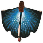Adult Butterfly Wings Cape for Women Cosplay Costume