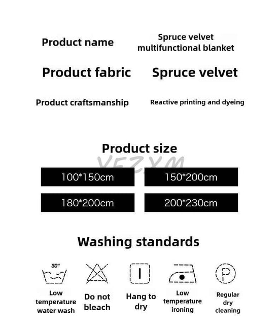 Thicken Warm Flannel Blanket Super Soft Fluffy Queen Blanket Single Double Size Cozy Skin-friendly Multifunctional Nap Blanket