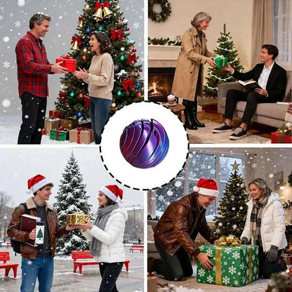 【MQ124】Slime Ball Fidget Toy 3D Printed Twistsphere Fidget Toy Gear Liquid Flow Ball With Rotating Design Anxiety Relief Toys