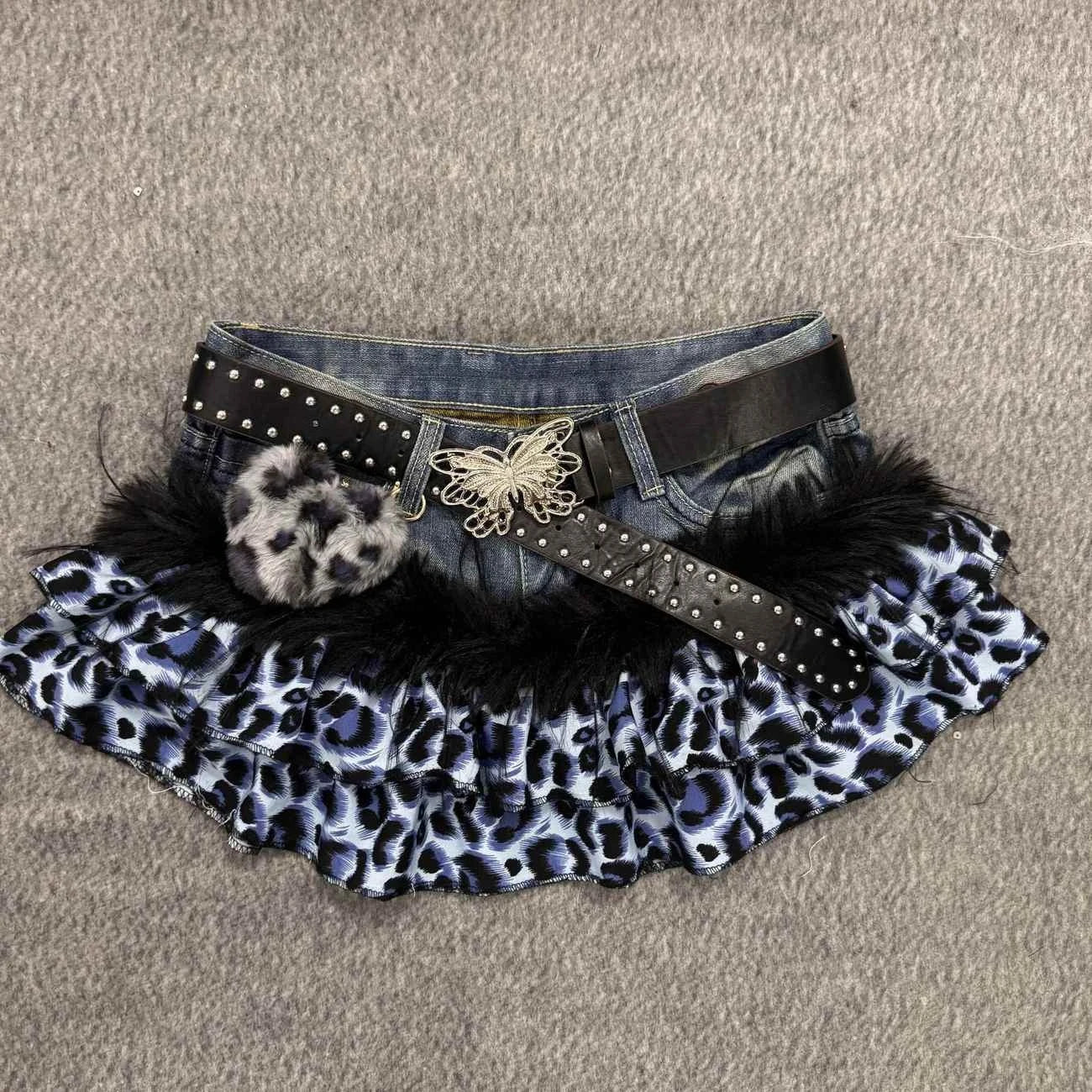 2026 American Vintage Mini Skirts Women Casual Y2k Subculture Punk Retro Clothing Party Clothing Sexy Slimjean Skirts for Girls