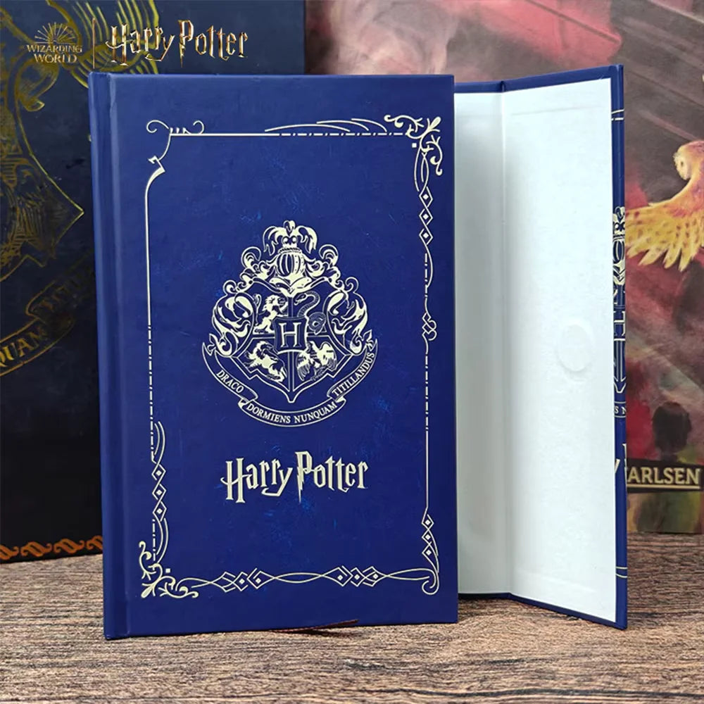 Authentic Harries Potters Peripheral Retro Notebook Magic Academy Hogwarts Slytherin Portable Notebook School Student Stationery