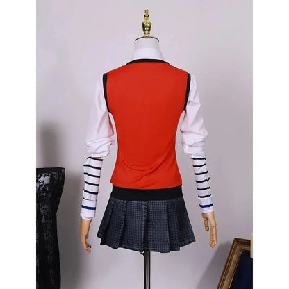 Anime Kakegurui Yomotsuki Runa Cosplay Costume JK School Girl Yumeko kishima Jacket Hoodie Coat Halloween Carnival Outfit SS69
