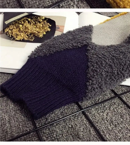 Slouchy Style Sweater Women's Cardigan Loose Autumn and Winter Korean 2023 New Style Outerwear Knitted Jacket Medium Length