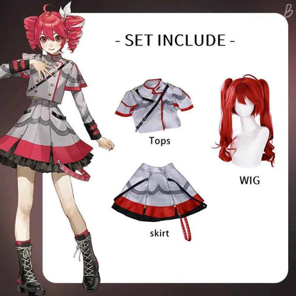 Kasane Teto Cosplay Costume Adult Carnival Uniform  Anime Halloween Party Costumes Masquerade Women Game