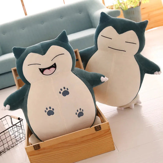 30/200cm Huge Pokemon Snorlax Anime Plush Toys Big Pokémon Plushie Kawaii Semi-finished Leather Holster Pillow Gift for Children SS69