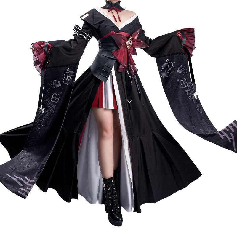 LAST BATCH UWOWO Game Genshin Impact Baal Raiden Shogun Detective Fanart Casual Cosplay Costume S-3XL Halloween Costume