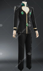 Miccostumes Men's Golden Wind Black Cosplay Costumes The Godfather Black Version Halloween cosplay costume