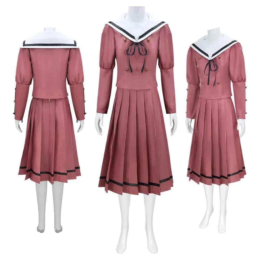 Anime The Fragrant Flower Blooms with Dignity Waguri Kaoruko Cosplay Costume School Uniform Wig Woman Sailor Uniform JK Suit