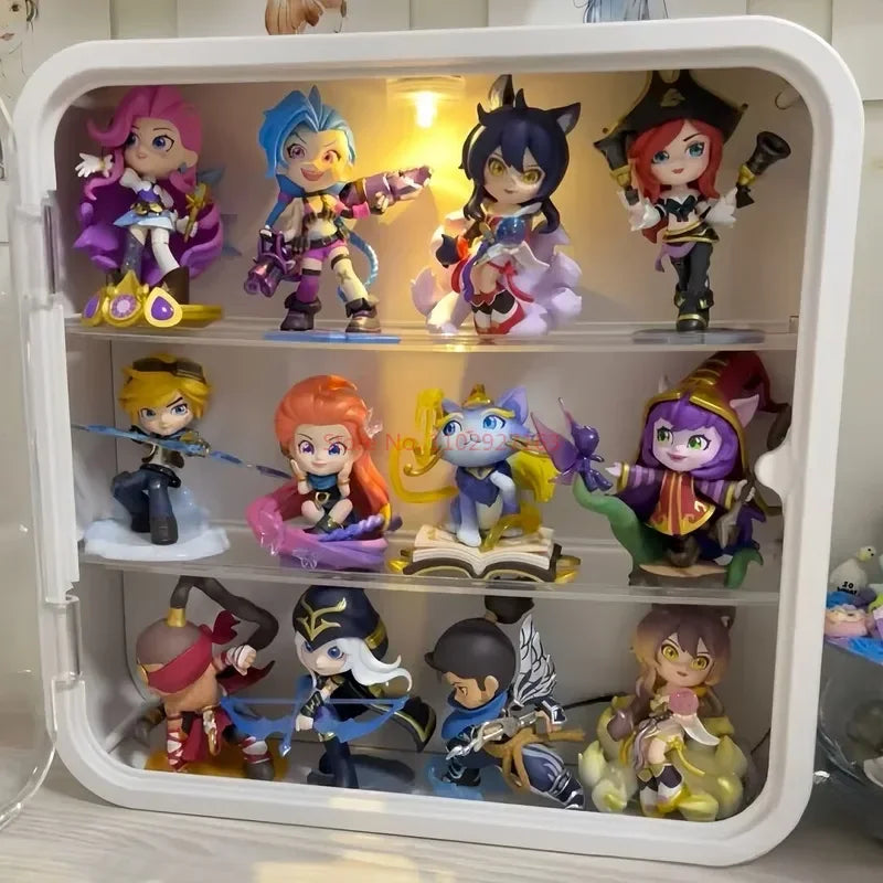 Genuine Lol League Of Legends Classic Character Series Jinx Anime Figure Model Toy Doll Room Decoration Birthday Gifts Toys Boys SS69