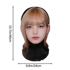 Breathable Mesh Full Face Mask for Cosplay & Parties