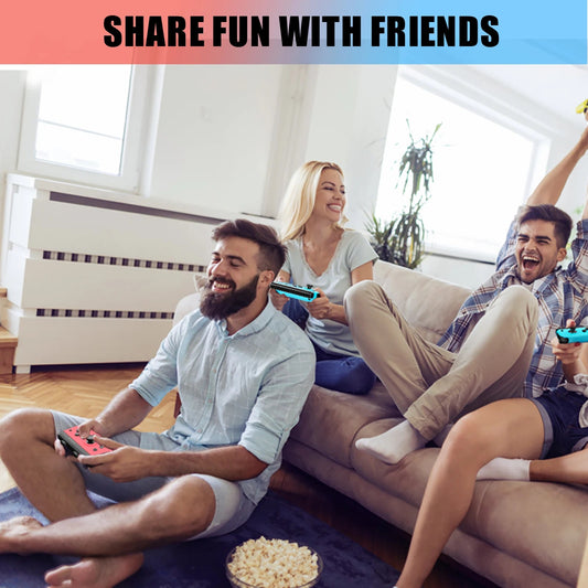 For Nintendo Switch/iOS/Android/PC Wireless Controller, Turbo Vibration Wake-up Handle For Fitness-ring BT Video Game Control SS69