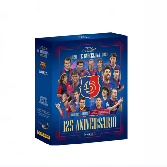 DAKA Panini Barcelona 125th Anniversary Team Box with Signature Card