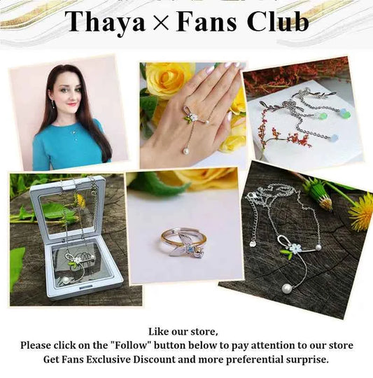 Thaya Original Design Star and Moon Earrings S925 Silver Needle Studs Earring For Women Vintage Earring Fashion Crystal Jewelry