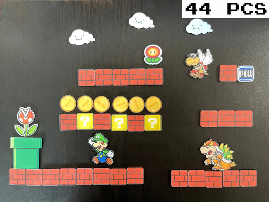 Cartoon Bros Fridge Magnet Home Kitchen Convenience Sticker Anime Photo Message Board Refrigerator Magnetic Stickers Home Dec