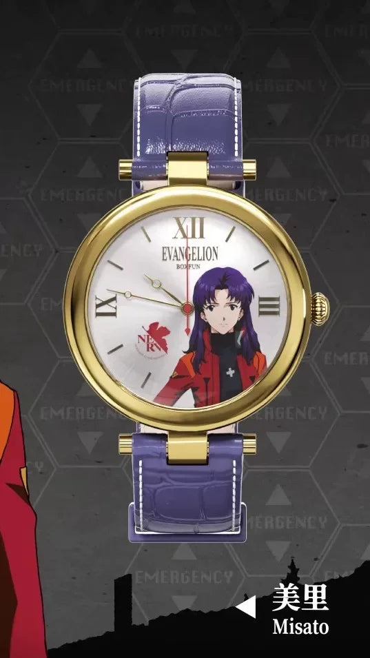 Original Boxfun Eva Evangelion The Final Mission Series Wrist Watch Blind Box Asuka Anime Peripheral Ornament Birthday Gifts Toy