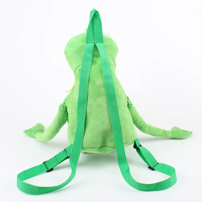 Anime Kermit The Frog Funny Kawaii Plush Doll Hand Puppet Schoolbag Frog Cute Plush Toy Ventriloquist Performance Props For Baby