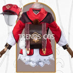 Genshin Impact Klee Cosplay Costume Set with Wig