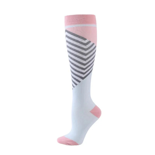 Compression Socks Varicose Veins Blood Circulation Pregnancy 20-30mmhg Nurse Socks Men Women Marathon Golf Cycling Sports Socks